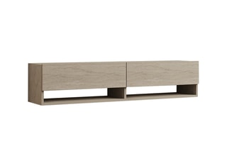 Meuble TV 2 abattants Arges - 141 x 31 x 30 cm