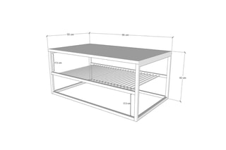 Table basse Asude - 95 x 55 x 43 cm