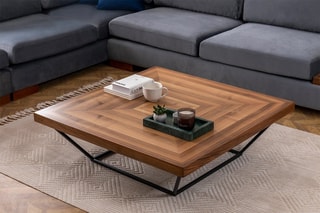 Table basse Cora - 100 x 32 x 100 cm