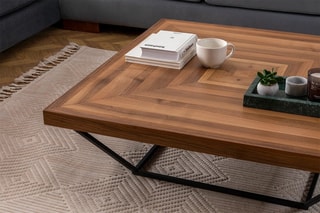 Table basse Cora - 100 x 32 x 100 cm