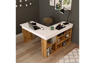 Bureau d'angle - 129 x 72 x 120 cm