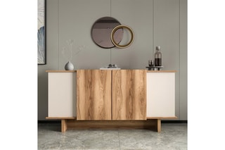 Buffet 4 portes Diana - 180 x 81 x 40 cm