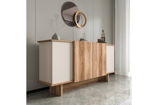 Buffet 4 portes Diana - 180 x 81 x 40 cm