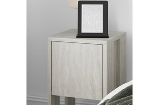 Table de chevet 1 abattant Ema - 30 x 55 x 30 cm