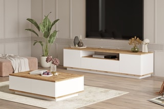 Ensemble meubles de salon - 180 x 44,6 x 44,5 cm - 90 x 28,6 x 60 cm