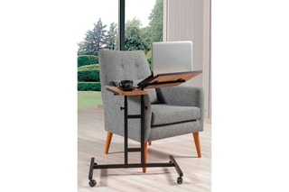 Bureau nomade réglable - 58 x 45,5 x 62-87 cm