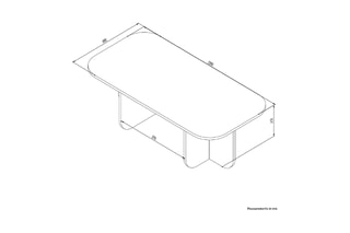 Table basse Becaj - 120 x 41,4 x 60 cm