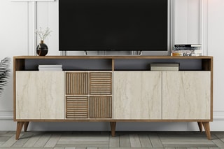 Buffet 4 portes Milan - 180 x 78,6 x 35 cm