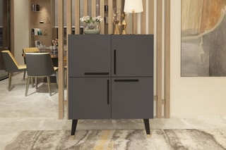 Commode 4 portes Makro  - 70 x 90 x 35 cm