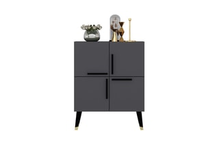 Commode 4 portes Makro  - 70 x 90 x 35 cm