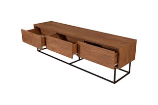 Meuble TV 3 tiroirs - 180 x 50 x 40 cm