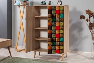 Armoire 2 portes - 80 x 127 x 36 cm