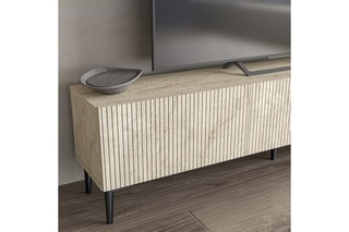 Meuble TV 3 abattants Oscar - 180 x 45 x 31,4 cm