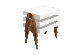 3 tables gigognes - 53,6 x 64 x 40 cm
