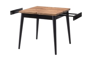Table à manger extensible Totem - 80/160 x 80 x 75 cm