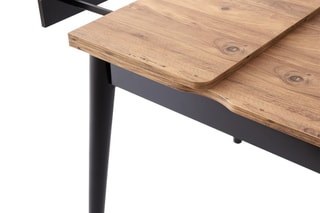 Table à manger extensible Totem - 80/160 x 80 x 75 cm