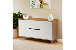 Buffet 2 portes et 2 tiroirs Tuval - 139,8 x 40 x 78,1 cm