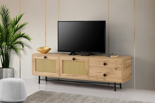 Meuble TV 2 abattants - 180 x 40 x 60 cm