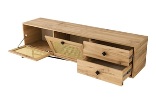 Meuble TV 2 abattants - 180 x 40 x 60 cm