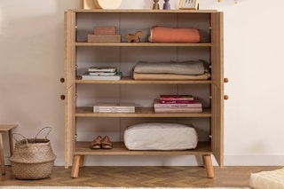 Meuble de rangement 4 portes - 95 x 111 x 36 cm