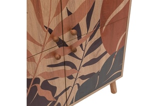 Meuble de rangement 4 portes - 95 x 111 x 36 cm