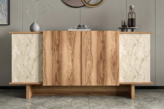 Buffet 4 portes Diana - 180 x 81 x 40 cm