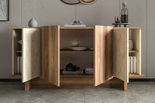 Buffet 4 portes Diana - 180 x 81 x 40 cm