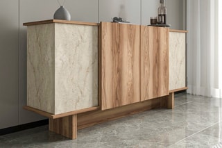 Buffet 4 portes Diana - 180 x 81 x 40 cm