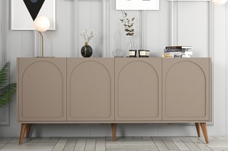 Buffet 4 portes - Pieds en sapin - 180 x 81 x 35 cm