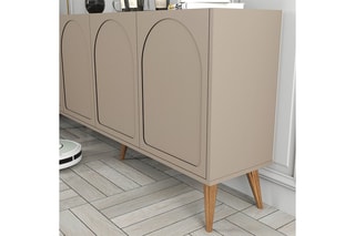 Buffet 4 portes - Pieds en sapin - 180 x 81 x 35 cm