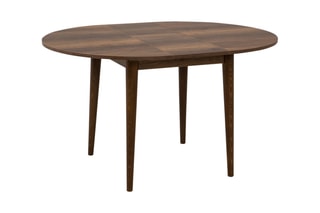 Table à manger extensible Vina 139 - Pieds en bois - Longueur 100 à 131 cm