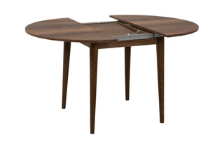 Table à manger extensible Vina 139 - Pieds en bois - Longueur 100 à 131 cm