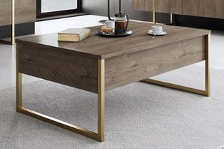 Ensemble meubles de salon - 90 x 39 x 40 / 180 x 50 x 30 / 160 x 80 x 35 cm