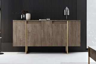 Ensemble meubles de salon - 90 x 39 x 40 / 180 x 50 x 30 / 160 x 80 x 35 cm