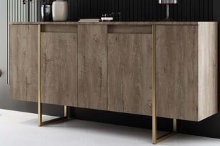 Ensemble meubles de salon - 90 x 39 x 40 / 180 x 50 x 30 / 160 x 80 x 35 cm