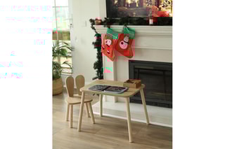 Table et 2 chaises Bunny