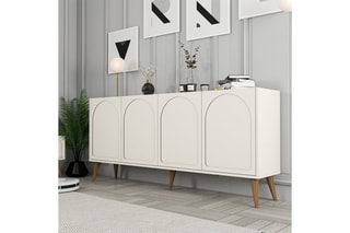 Buffet 4 portes Lyon 81 - 180 x 81 x 35 cm