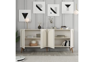 Buffet 4 portes Lyon 81 - 180 x 81 x 35 cm
