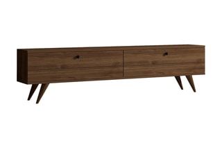 Meuble TV 2 abattants Paris - 160 x 40 x 25 cm