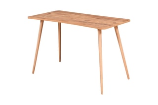 Bureau Fabio - Pieds en bois - 120 x 60 x 77 cm