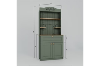 Buffet 2 portes - 100 x 80 x 42 cm