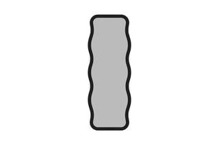 Miroir Aror - 55 x 2,2 x 150 cm
