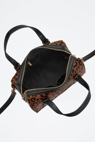 Sac à main Carlie - Marron et noir