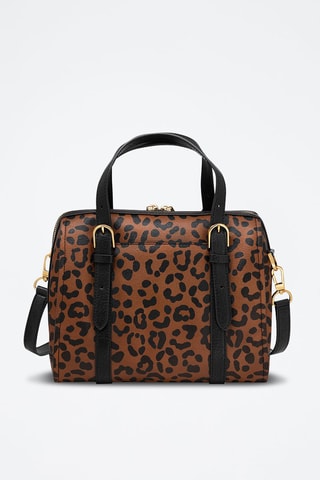 Sac à main Carlie - Marron et noir