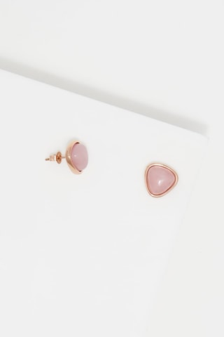 Puces Quartz rose