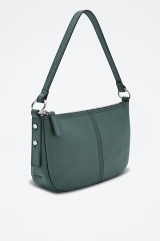 Sac porté épaule en cuir Jolie - Bleu