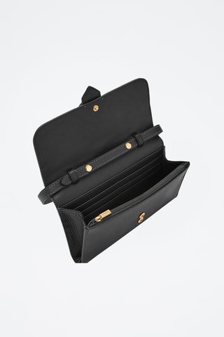 Sac bandoulière en cuir Harwell - Noir