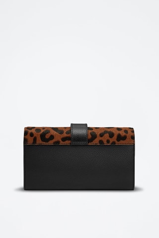 Sac bandoulière en cuir Harwell - Marron et noir