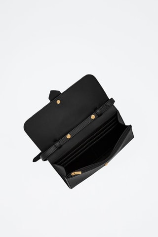 Sac bandoulière en cuir Harwell - Marron et noir