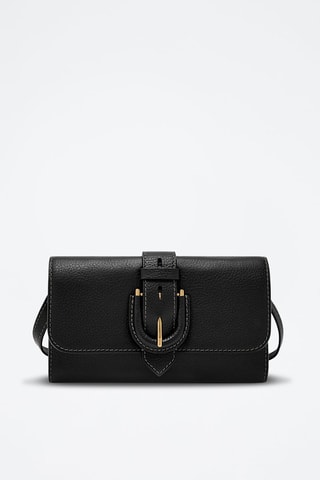 Sac bandoulière en cuir Harwell - Noir